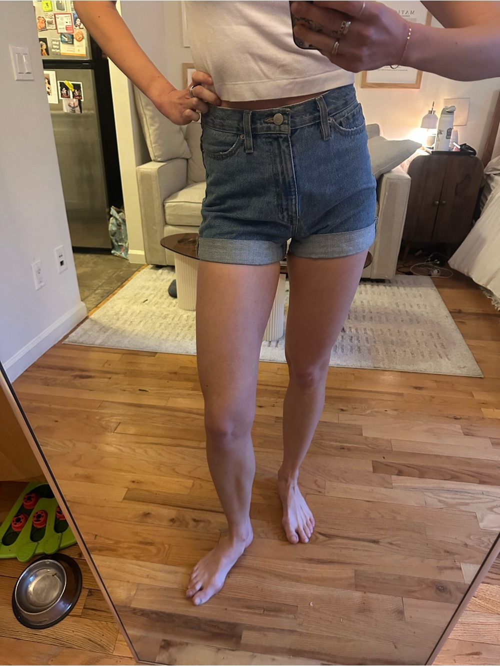 High-Rise mom shorts